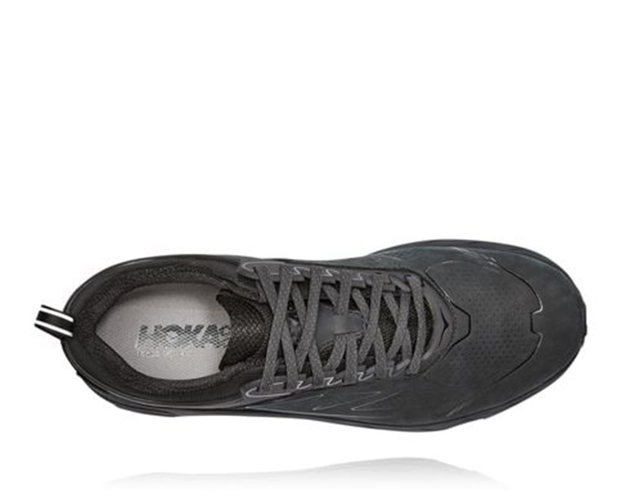 Hoka Australia One One Challenger Low GORE-TEX - Mens Trail Shoes Black - HUXLB-8319